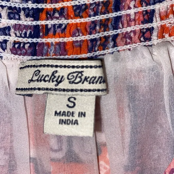 Lucky brand boho aztec dress, size small (med+) - Picture 5 of 7